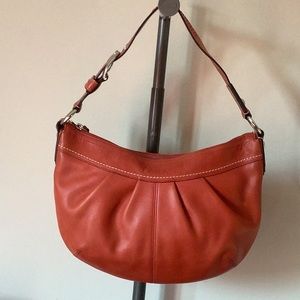 Coach Hobo Rust Leather